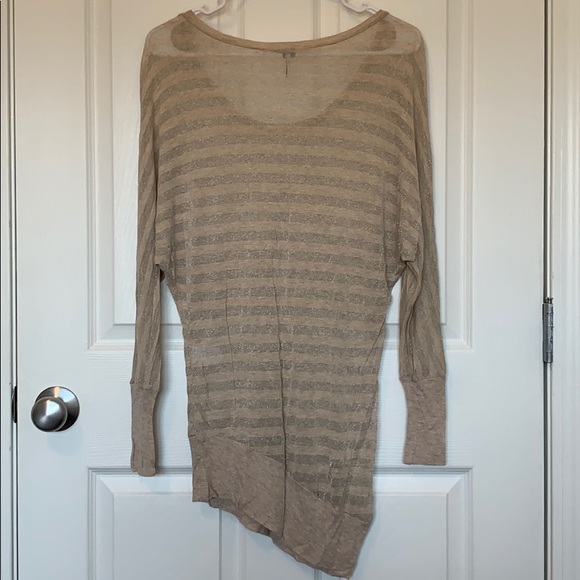 Splendid Asymmetrical Striped Top - Picture 2 of 3